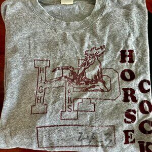 Abercrombie & Fitch RARE VINTAGE Graphic Message Tee,XXL, "HS Logo- Horse Cocks"